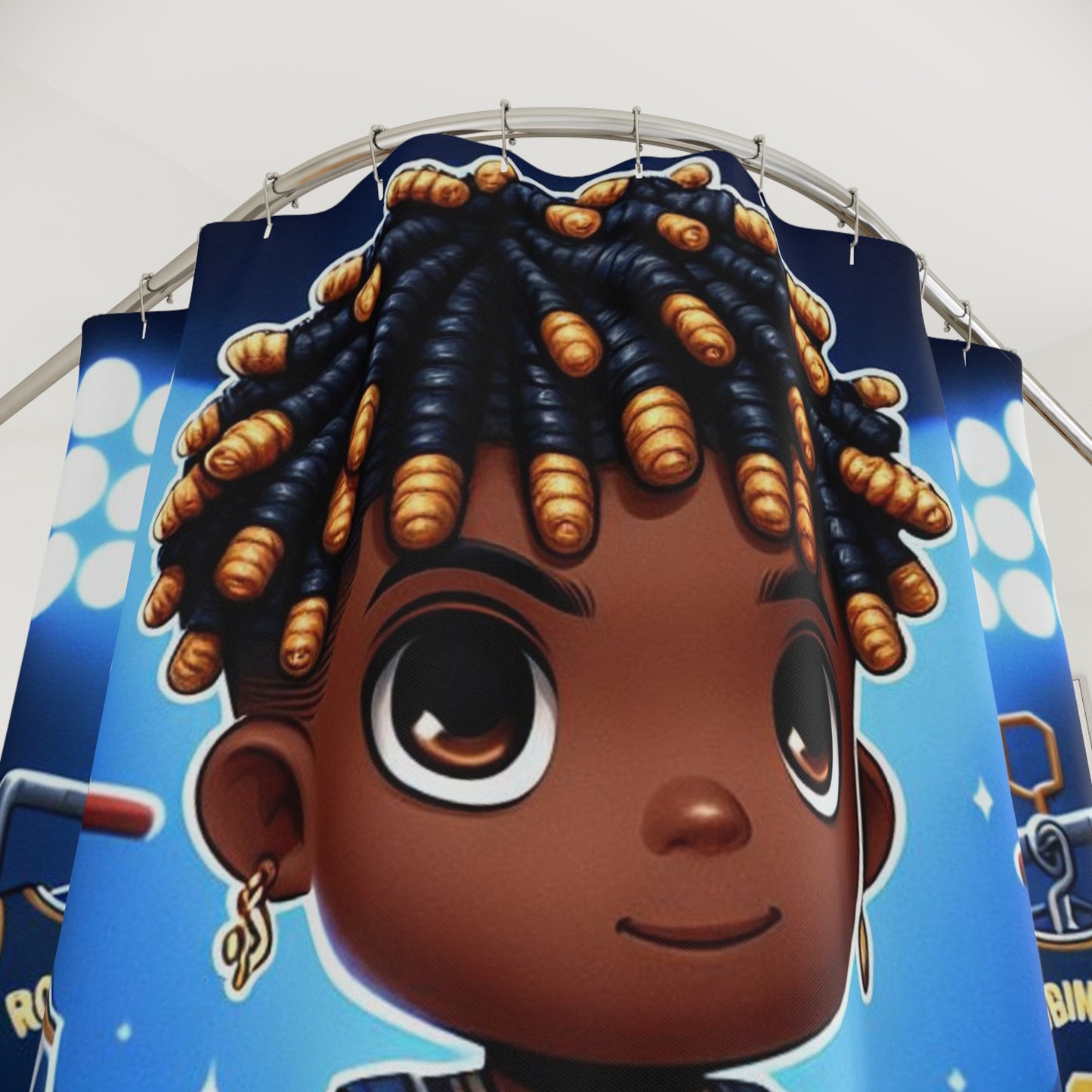 Copy of Baller Blue (Boy) Shower Curtain