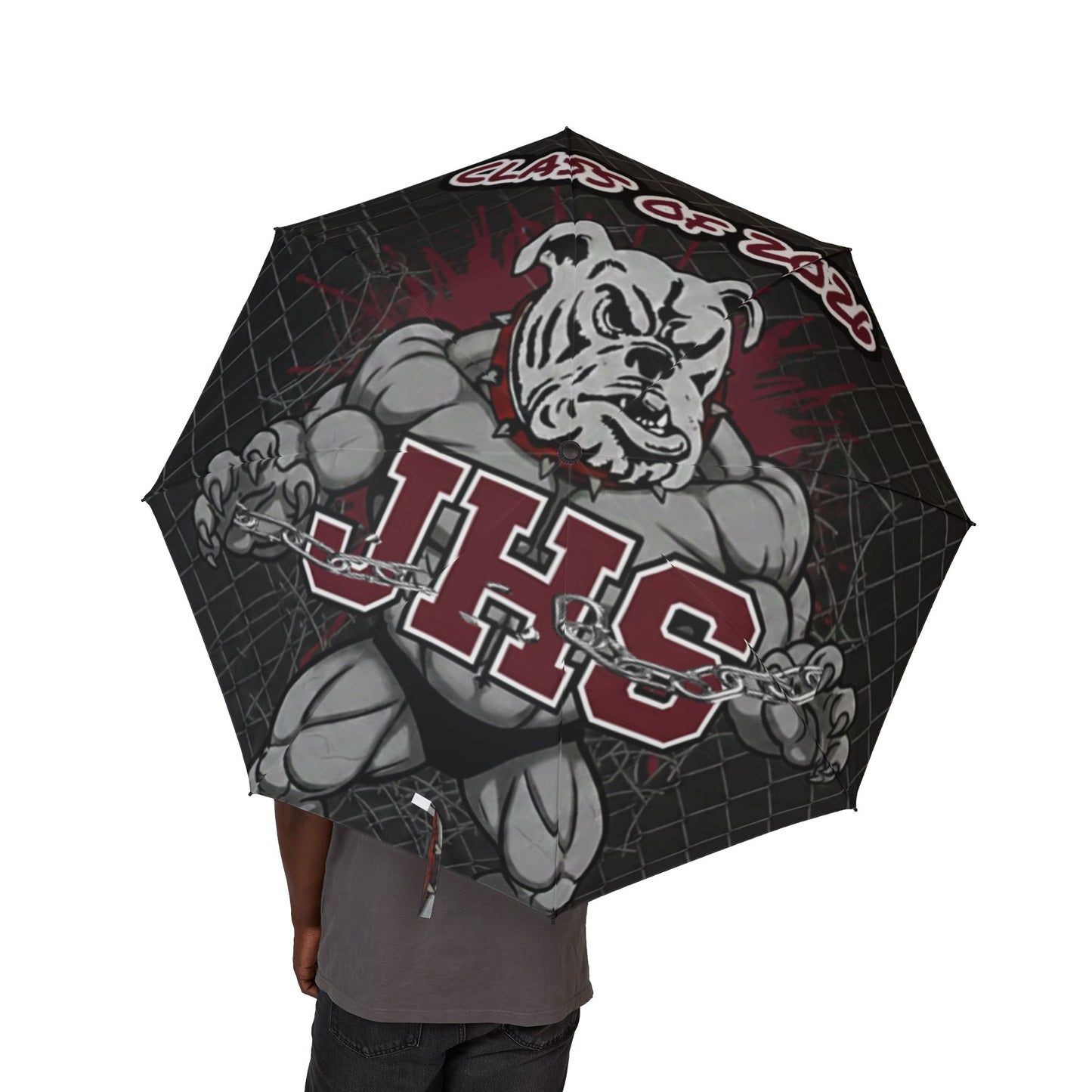 Jennings Bulldog Class of 2026 Umbrella | Devine Decor LLC