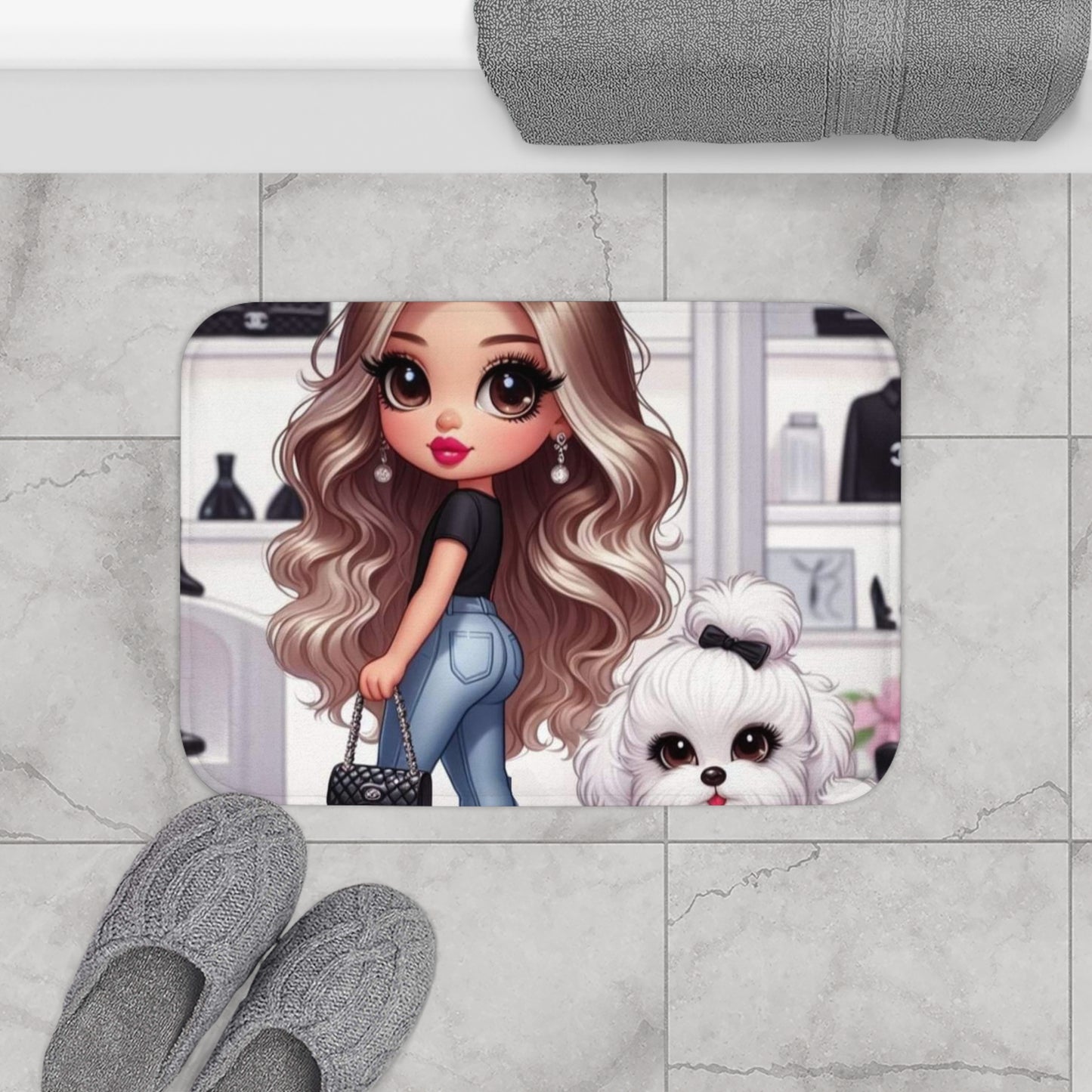 Standing On Business Bath Mat