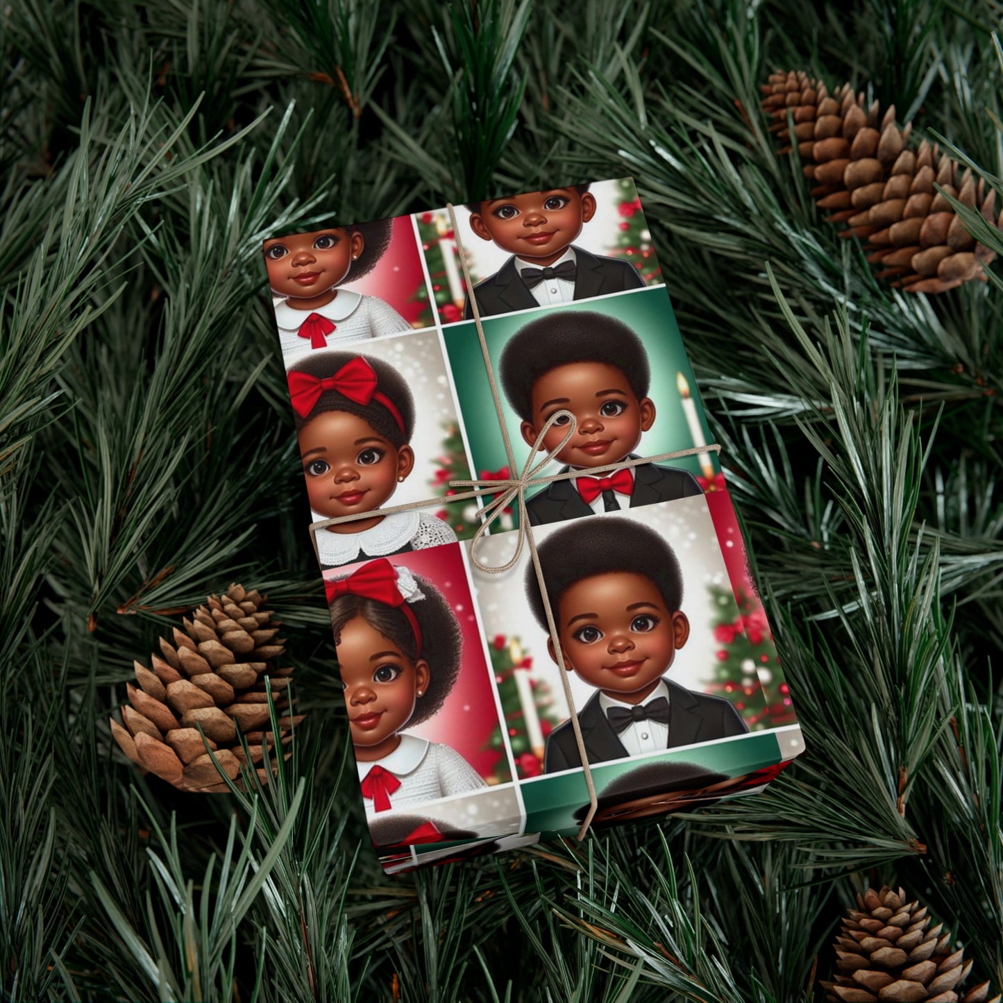 Melanin Kids Gift Wrap Papers