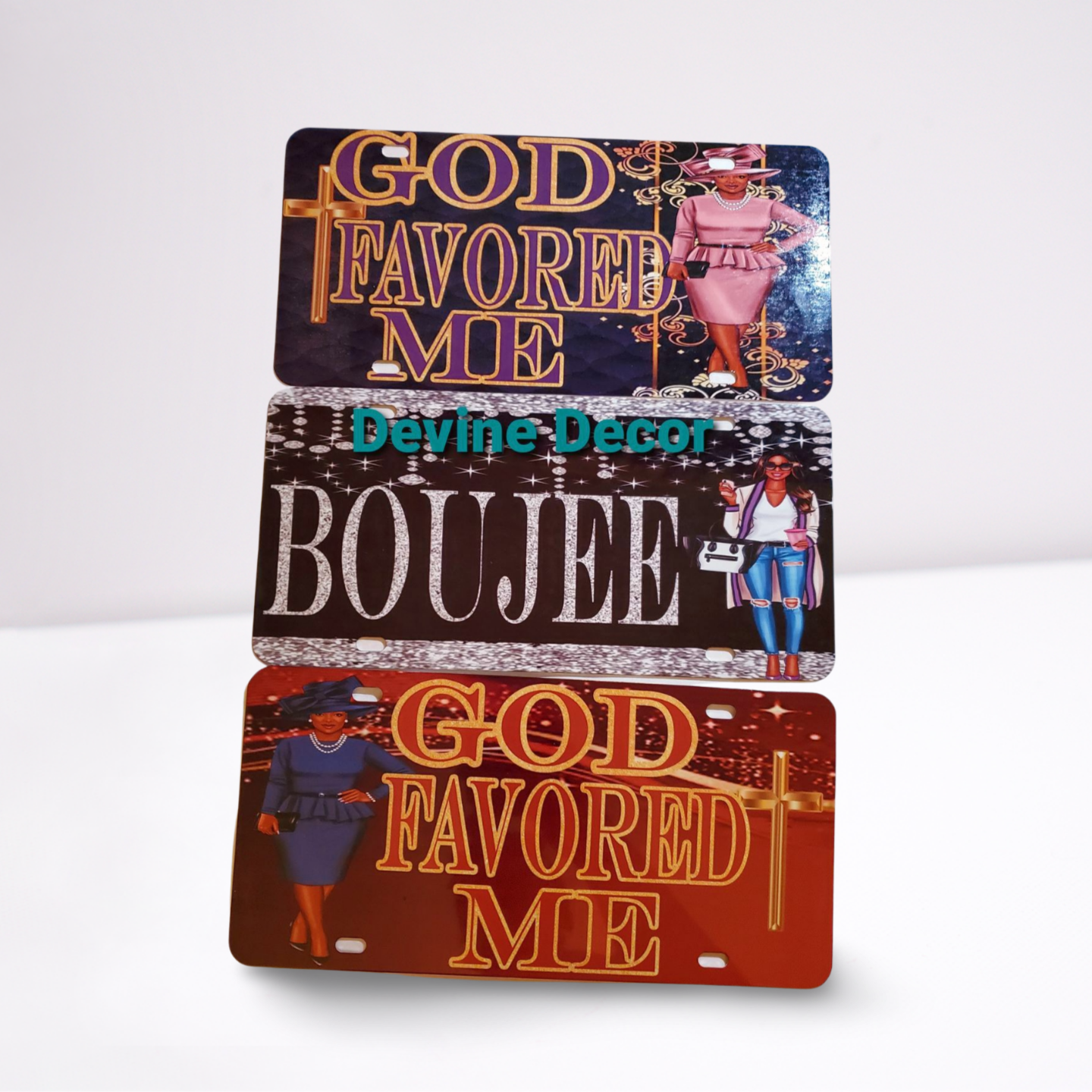 Customized license plates| Devine Decor