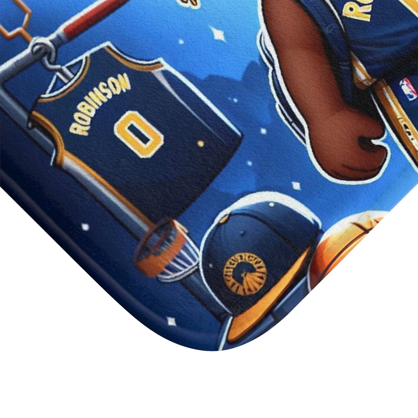 Baller Blue (Boy) Bath Mat