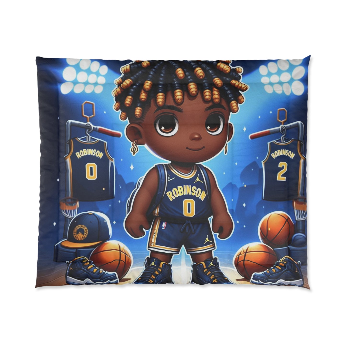 Baller Blue (Boy) Comforter