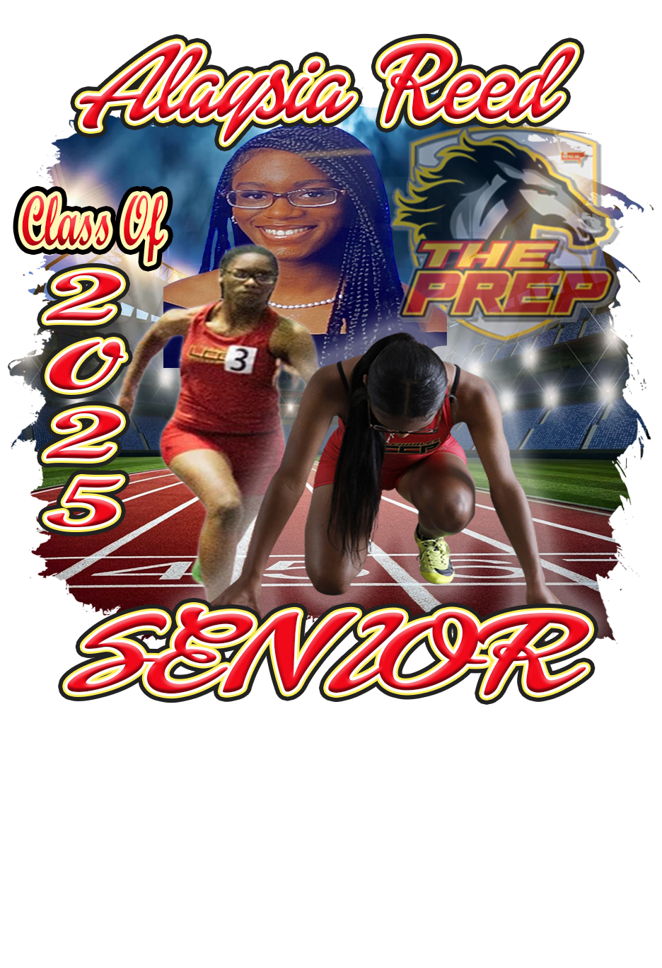 Custom Senior T-shirt| Alaysia| Devine Decor