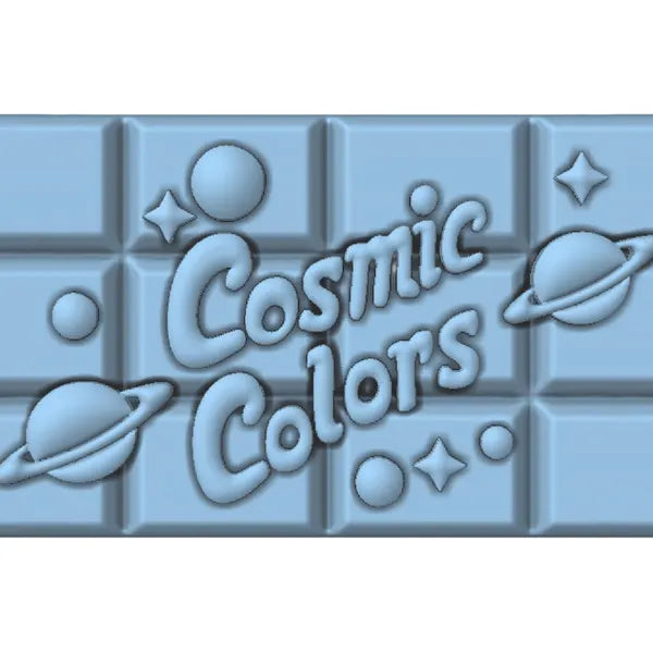 Cosmic Colors Chocolate/Baby Blue/ Devine Decor LLC