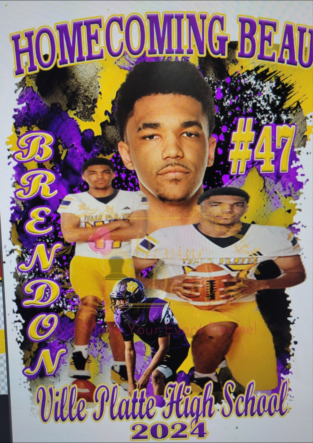 Homecoming Beau Brendon Tee| Devine Decor