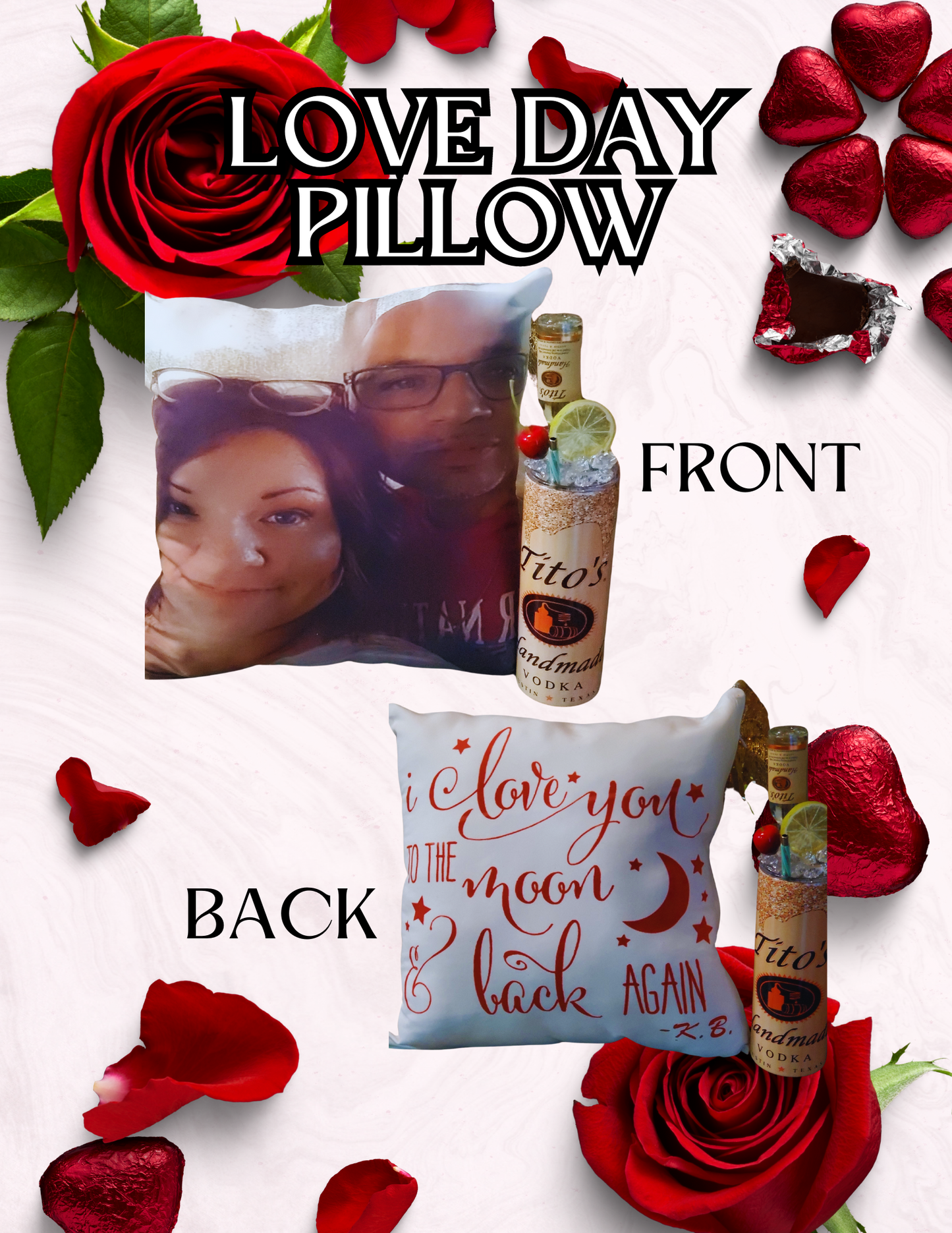 Custom Love Day Pillow | Devine Decor LLC