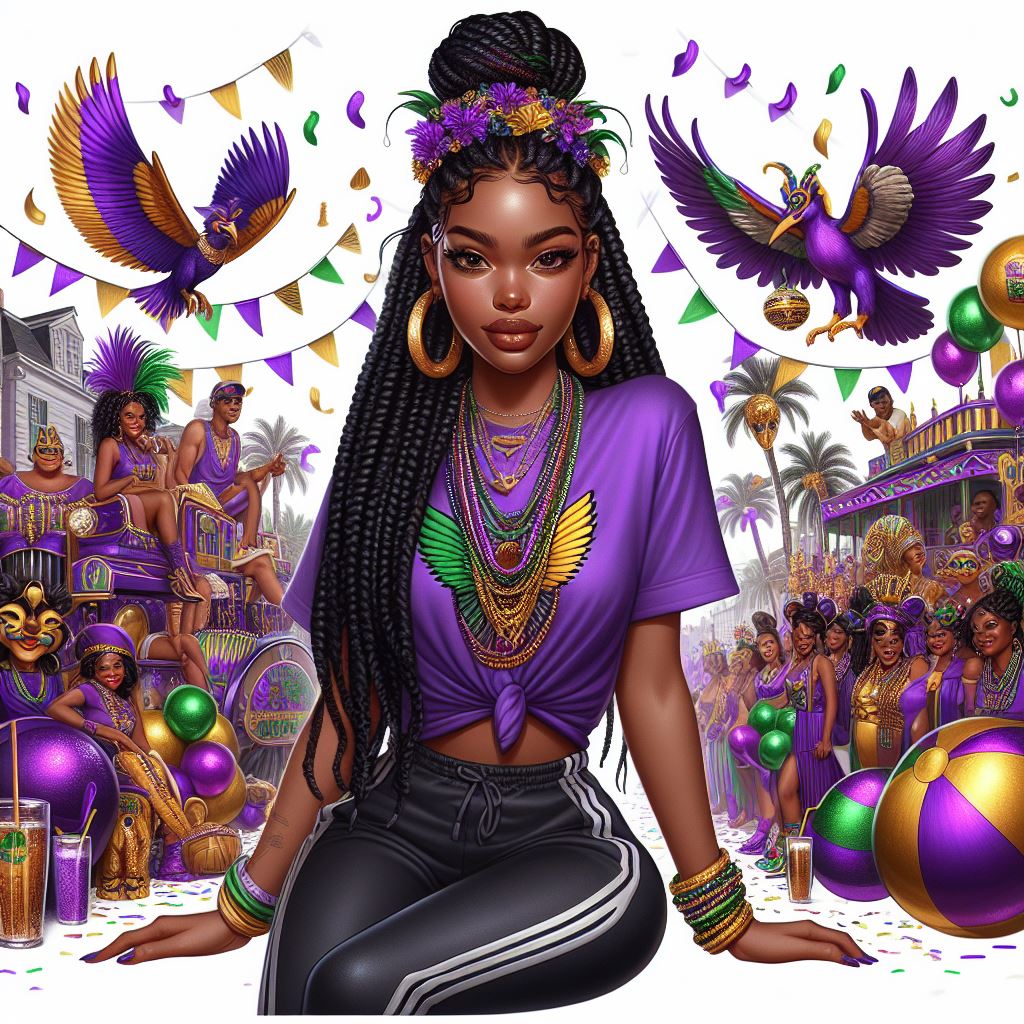 Mardi Gras Cutie T-shirt | Devine Decor LLC