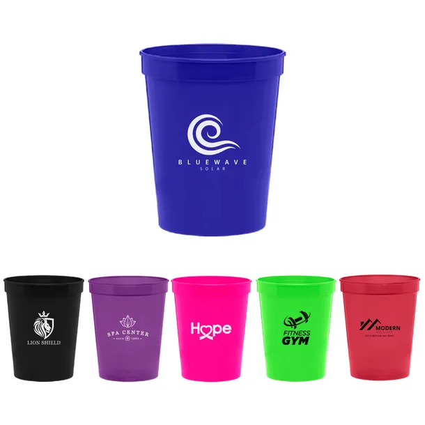 Custom Stadium Cups 16 oz Bulk | Devine Decor