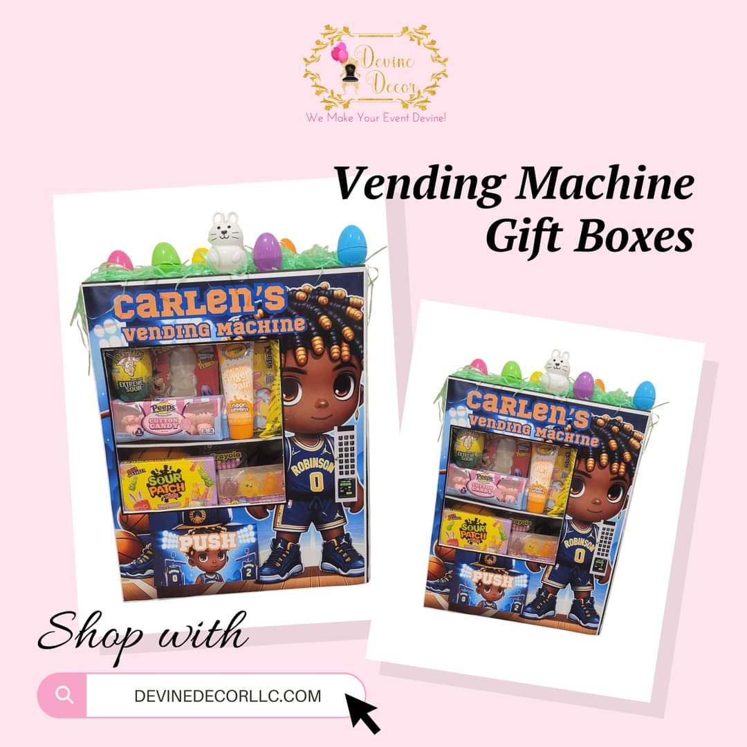 Vending Machine Gift Box | Devine Decor LLC