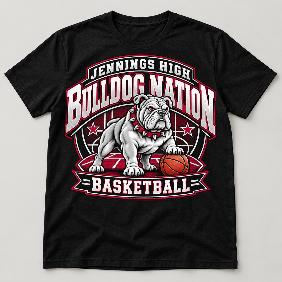 JHS Bulldog Nation Basketball Tee