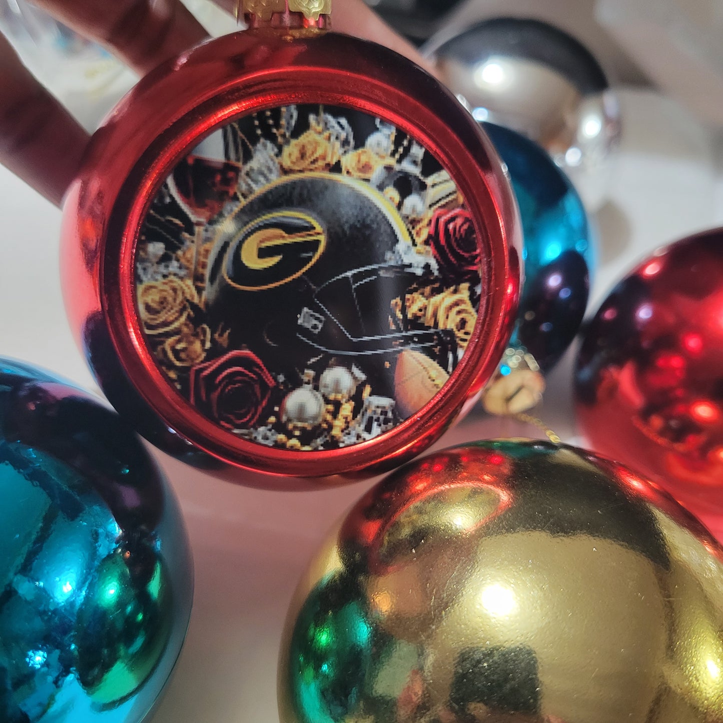 Custom Christmas Ball Ornament | Devine Decor