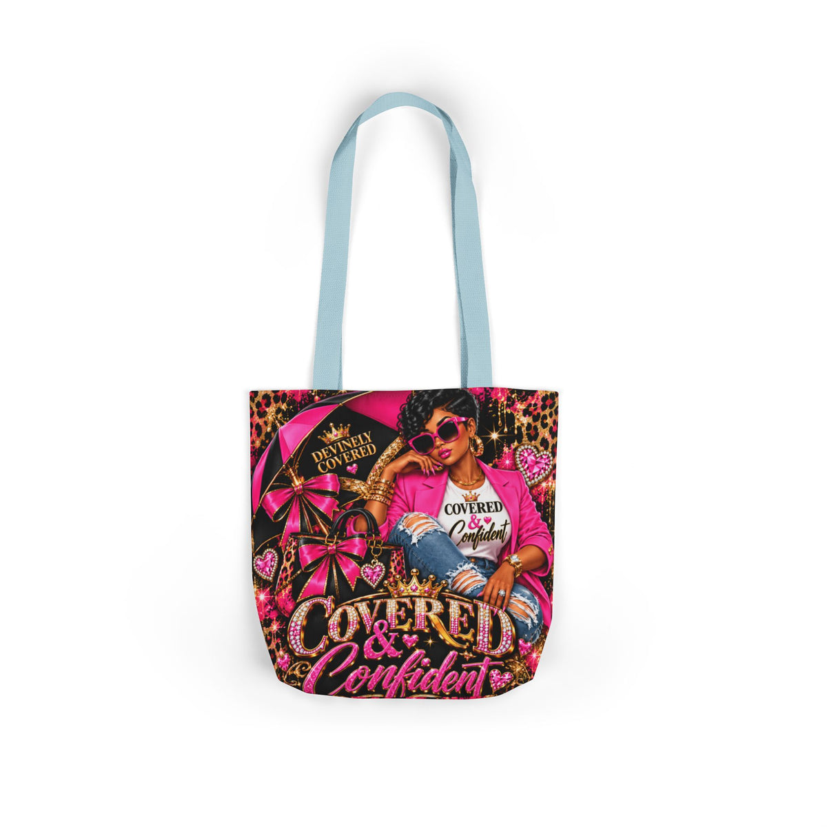 Covered & Confident Canvas Tote