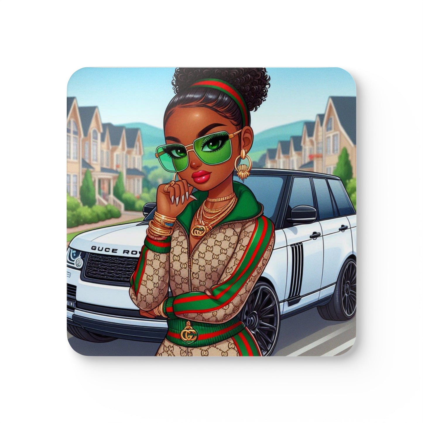 "Lux Beauty" Coaster Set
