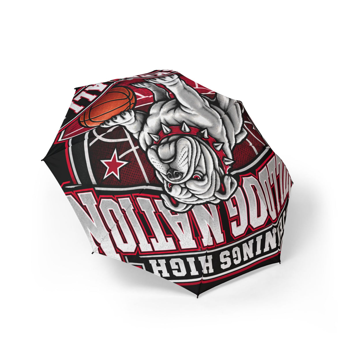 Bulldog Nation Basketball Umbrella