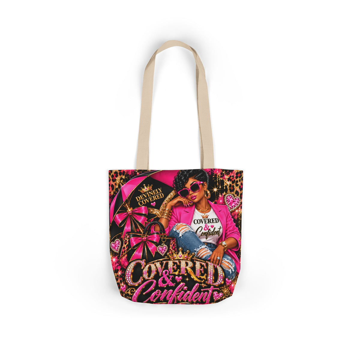 Covered & Confident Canvas Tote