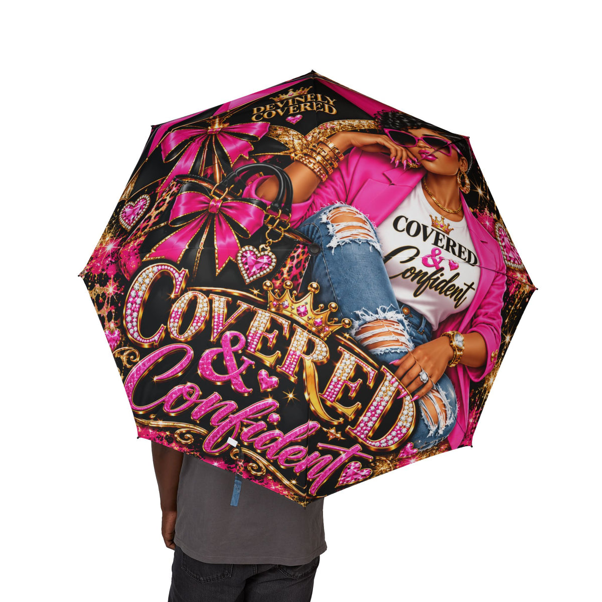 Covered & Confident Foldable Umbrella