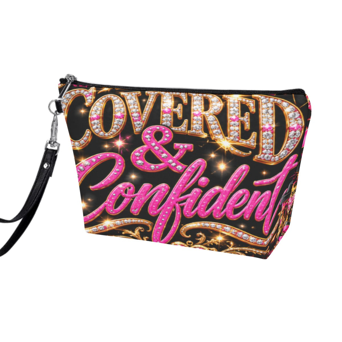 Covered and Confident Cosmetic Bag