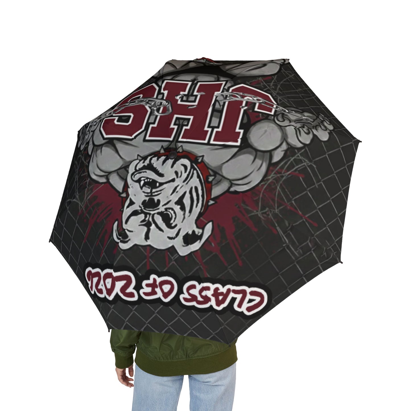 Jennings Bulldog Class of 2026 Umbrella | Devine Decor LLC