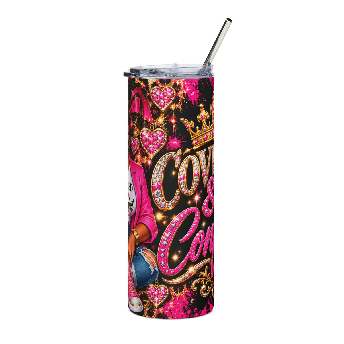 Covered & Confident 20oz Stainless Tumbler