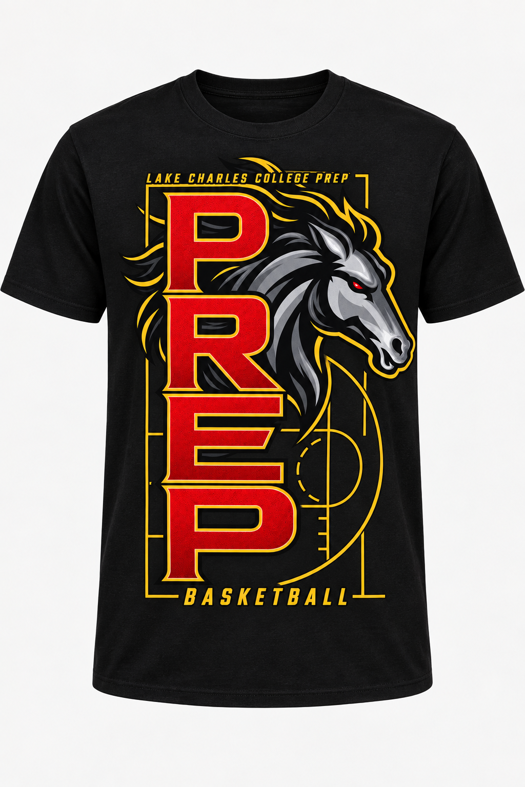Vertical PREP Basketball Tee