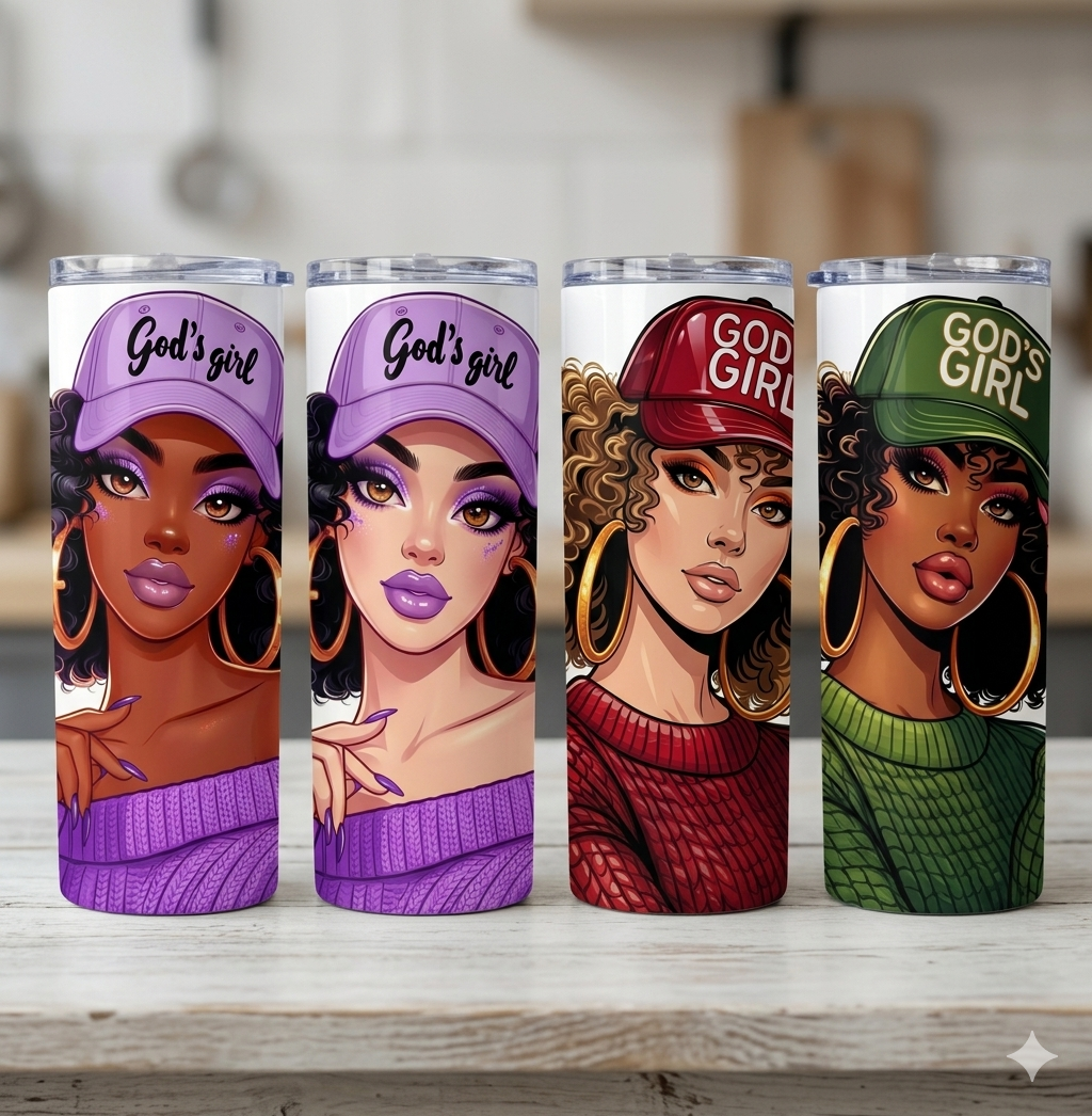 God's Girl 20 oz Tumbler|Devine Decor LLC